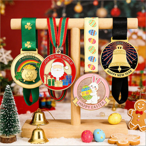 Medallas Personalizadas de Fiesta con Cinta, Medallón de Aleación Metálica para Premios, Celebraciones, Desfiles, Fábrica Certificada para Grandes Marcas - Product Image 4