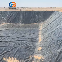 Géomembrane HDPE lisse imperméable pour l'aquaculture, les bassins piscicoles, les décharges, les réservoirs, les barrages et les travaux d'ingénierie
