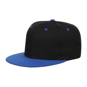 Vente en gros de casquette snapback unisexe vierge à 6 panneaux, pare-soleil respirant à bord plat, taille réglable, pour les quatre saisons, à la mode - Product Image 1