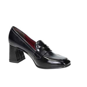 Mocassino con Tacco da Donna Tamaris 1-24466-45 in Pelle Nera con Tacco a Blocco - Product Image 6