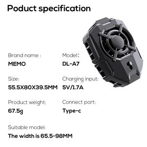 Enfriador de Teléfono Universal MEMO DLA7, Portátil con Clip Manual, Enfriador de Teléfono para Juegos - Product Image 6