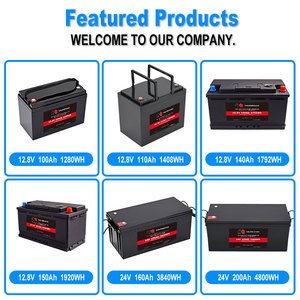 충전식 <span class=keywords><strong>12V</strong></span> 100Ah 200Ah 300Ah ABS LiFePO4 배터리 6000 딥 사이클 RV, 보트 및 오프그리드용 - Product Image 6