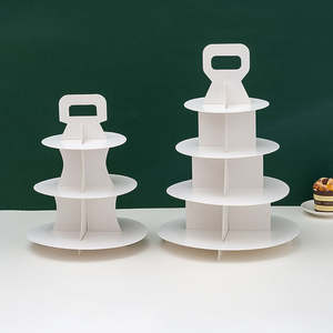 新产品不同层数蛋糕盘展示聚在一起 - Product Image 5