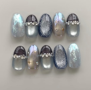 ที่กดเล็บแบบใช้มือติดบนเล็บลายตาแมวเปลือยมีหลายสีตามสั่ง - Product Image 3