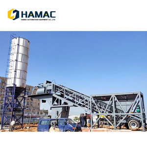 โรงงานผสมคอนกรีตประสิทธิภาพสูงแบบติดตั้งถาวร พร้อมเครื่องผสมปูนซีเมนต์สำเร็จรูปและเครื่องผสมคอนกรีตผสมทราย - Product Image 5