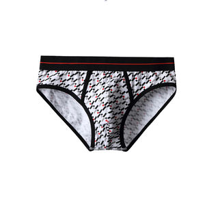 Vente en gros sous-vêtements Boxer confort homme peigné sous-vêtements en coton doux slips - Product Image 3