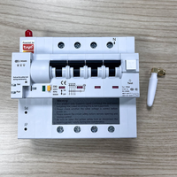 Interruptor de Circuito Inteligente SZMyQ 100A 4P WiFi Tuya Smart Life, Interruptor de Control Remoto para Automatización del Hogar Inteligente OEM