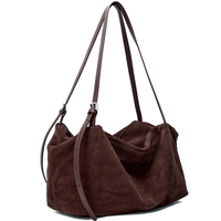 Sacs à main pour femmes de marque de mode vintage, fabrication OEM d'usine, nouveaux modèles 2025, design personnalisé, haute qualité, en cuir véritable suédé