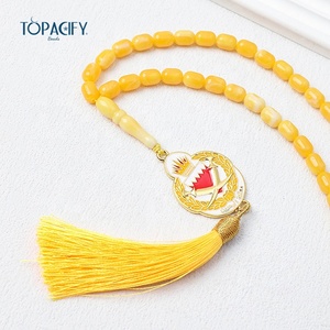 Personalizar joyería de moda oración islámica 66 cuentas collar de Rosario musulmán tasbih religioso con medallas para la devoción - Product Image 3