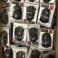 Diskon besar Logo kustom 2.4G USB nirkabel 6D Mouse game Mini 3D tangan kanan LED desain tahan air AAA * 2 adaptor USB baterai