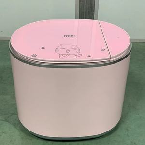 Mini Lave-<span class=keywords><strong>linge</strong></span>/sécheuse semi-automatique tout-en-un portable électrique à chargement par le haut avec boîtier en plastique et drainage par gravité pour usage domestique et hôtelier - Product Image 1