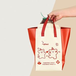 Custom <b>Cooler</b> <b>Bag</b> Catering Logo Insulated <b>Bag</b> Non Woven Fabric for Takeout - Product Image 4