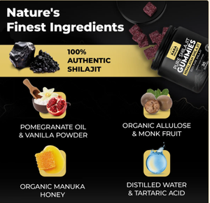 <span class=keywords><strong>XARA</strong></span> SHILAJIT PURE SHILAJIT GUMMIES - ÉRECTIONS PLUS DURTES, DÉBUTEZ ICI - Product Image 6