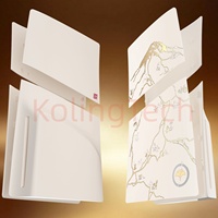 Pro Disc Edition Ghost Cover Plates Ersatz-Gehäuseplatten Kompatibel mit PlayStation 5 Pro Disc Zubehör Yotei Frontplatte