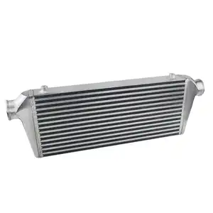 aluminum brazed bar and plate fin front mount radiator auto car plate bar cooled intercooler and pipe kit heat exchanger