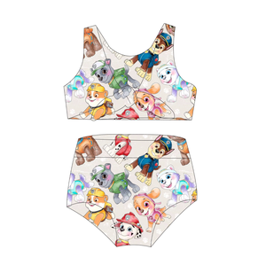 कस्टम मुद्रित बच्चों को स्विमसूट के साथ स्नान सूट के साथ स्नान सूट विभिन्न शैलियों के बेबी स्विमसूट - Product Image 6