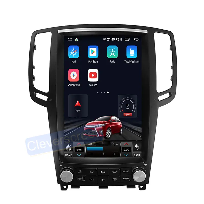 High Quality 12.1'' Android Tesla Touch Screen GPS Navigation Auto Radio Stereo With Carplay for Infiniti G37 Car DVD Player