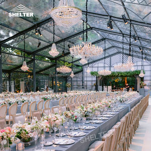 Outdoor Beurs <span class=keywords><strong>Tent</strong></span> Grote Luxe Pvc Witte Tante De Mariage Commerciële Bruiloftsfeest Feesttent Kerktent Voor Evenementen - Product Image 1