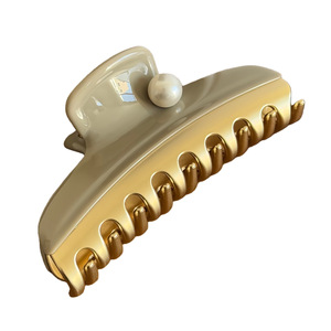 Pasador de Pelo de Lujo HONEY <span class=keywords><strong>Vendome</strong></span>, Pasador de Pelo Alexander Pearl de Ácido Acético, Pinza de Pelo Grande Tipo Tiburón, Pinza de Pelo Tipo Disco, Accesorio para el Cabello - Product Image 6