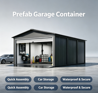 Maison conteneur préfabriquée moderne extensible personnalisée en panneaux sandwich d'acier respirants Tenshine, abri pour voiture, garage, supermarché