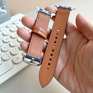 <span class=keywords><strong>Bracelet</strong></span> de montre en cuir denim style vintage pour femmes et hommes, <span class=keywords><strong>bracelet</strong></span> à dégagement rapide populaire pour <span class=keywords><strong>Apple</strong></span> <span class=keywords><strong>Watch</strong></span> 38/40/41/42/44/45/46/49mm - Product Image 4