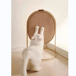 Pelindung Furnitur Tiang Penggaruk Kucing dengan Bantalan Gores Sisal Yang Dapat Diganti