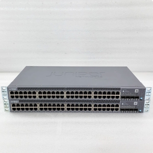 Commutateur réseau de base d'occasion <span class=keywords><strong>EX2300</strong></span>-<span class=keywords><strong>24T</strong></span>/48T avec 48 ports Gigabit Ethernet + 4 ports Gigabit - Product Image 1