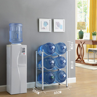 Beste Qualität 3 4 5 Ebenen Boden display 5 Gallonen Flaschen wasserst änder/5 Gallonen Flaschen regal Spender