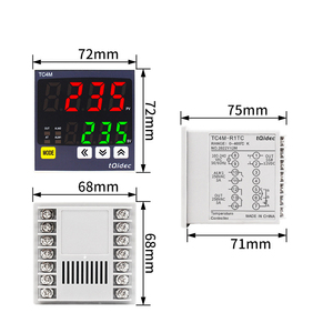 XUNER XUNER-A-H-48*48 Temperature <b>Controller</b> <b>Thermostat</b> LED Display IP65 0.5C Resolution 3-Year Warranty Customized OEM Serial - Product Image 6