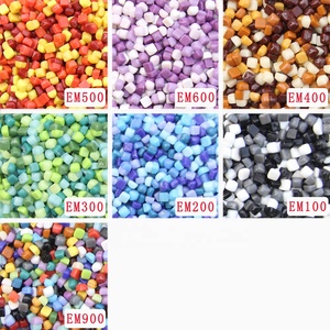 กระจกขนาดเล็ก5.8มม. ทันสมัยรีไซเคิลรูปทรงสี่เหลี่ยมเล็กๆแบบผสมสีโมเสค tesserae ศิลปะหลวมอุปกรณ์งานฝีมือสำหรับงานอดิเรก - Product Image 3