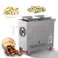 Газовая Жареная Машина для каштана 80 Вт барабанная ротационная печь для обжарки арахисовых орехов промышленная жаровня для сладкого китайского каштана