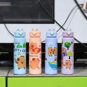 Botellas de Agua Deportivas de Plástico sin BPA para Uso Comercial y Regalos, Vasos para Estudiantes, Botellas de Agua Motivacionales con Pajita - Product Image 3
