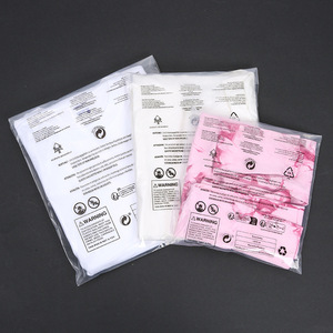 Sacs auto-scellants en PE imprimés sur mesure avec des slogans <span class=keywords><strong>anti</strong></span>-suffocation, adaptés aux vêtements et aux jouets - Product Image 2
