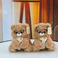 Nouvel Ours en Peluche Petit Ours avec Peluche Super Douce et Rembourrage en Coton PP, Adorable Ours Chef Amusant 11-30cm Sacs