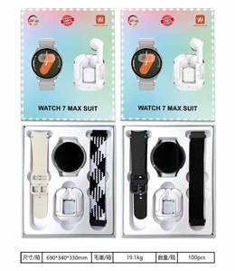 Montre Connectée Dual Band Watch <span class=keywords><strong>7</strong></span> Max Suit 2 en 1 avec Écouteurs TWS Transparents Montre Intelligente Reloj Inteligente Watch7 Max Suit - Product Image 3