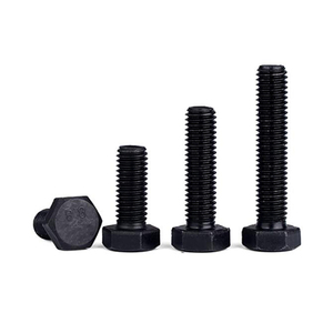 M10 M12 M14 M16 M18六角形ヘッドボルトISO4017 4014 DIN931 DIN933黒酸化物グレード8.8 6.8 4.8六角ボルト - Product Image 4