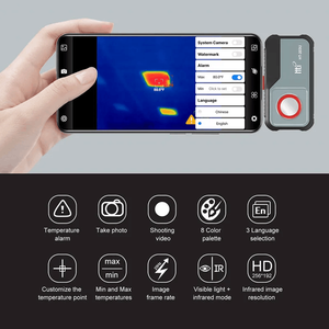 Caméra thermique 203U 256x192 pour téléphone mobile Android Type C, imageur infrarouge pour réparation électrique - Product Image 5