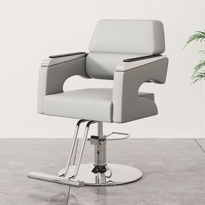Chaise de coiffure de <span class=keywords><strong>salon</strong></span> de luxe haut de gamme, chaise de barbier réglable en cuir PU noir pour <span class=keywords><strong>salon</strong></span> de coiffure - Product Image 2