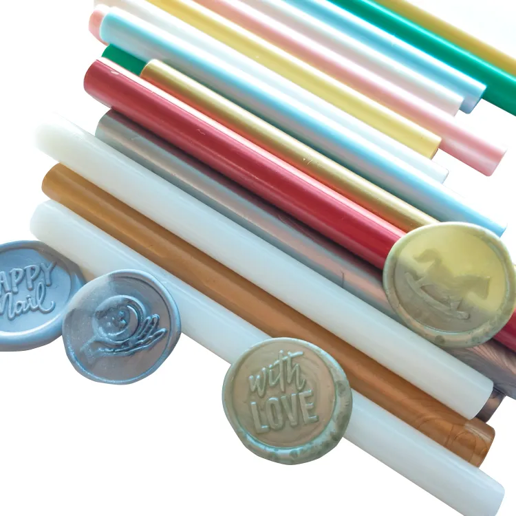 80 Farben Großhandel Siegel Wachs Stick Wax Seal Stick für Hochzeit und Letter For Wax Glue Gun