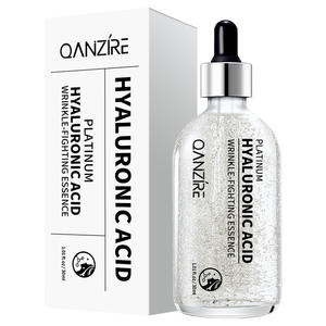 Suero Facial Hidratante con Ácido Hialurónico y Platino Antiarrugas, Botella Plateada, Aceite de Emú, Vitamina C, Aloe Vera y Perla - Product Image 5