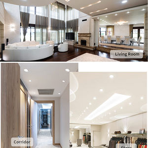 Lámpara de Techo Empotrada Redonda y Cuadrada Ultrafina de Aluminio, 75mm 125mm 155mm, Moderna, de Alto Lumen, Panel LED de 6W 15W 20W - Product Image 6