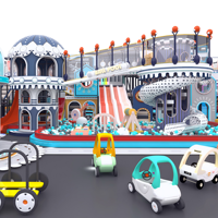 Aoleao Parque Infantil Interior Personalizado de Simulación de Ciudad de Aventura en Altura, con Capacidad para 1000 Personas, Certificado CE TUV
