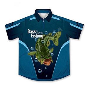 เสื้อตกปลาแขนสั้นเข้ารูปเสื้อตกปลาแบบระเหิดตามสั่งเสื้อตกปลาแบบเข้ารูป - Product Image 3