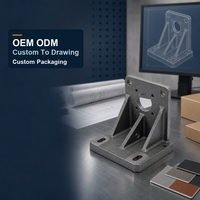 Support de fixation pour machine-outil en fonte gris sur mesure EN 1561, pièces d'équipement usinées CNC moulées par sablage