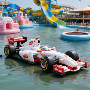 Modèle de voiture de course gonflable publicitaire GAUSS, design populaire, 25 m, imperméable, durable, gonflable à l'<span class=keywords><strong>air</strong></span>, voiture de course F1 gonflable - Product Image 2