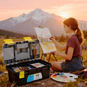 10 ~ 25 inch Phần cứng thợ điện Hộp đa chức năng bảo trì di động nhựa công cụ lưu trữ Hộp xe trường hợp - Product Image 5