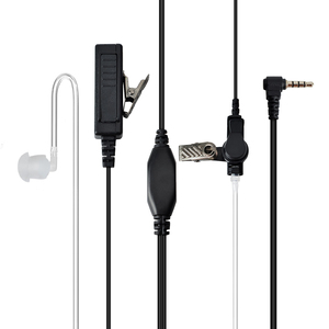 Écouteur de talkie-walkie à tube acoustique discret avec micro PTT et embout auriculaire moyen pour radio bidirectionnelle <span class=keywords><strong>Baofeng</strong></span> <span class=keywords><strong>BF</strong></span>-UV3R <span class=keywords><strong>BF</strong></span>-<span class=keywords><strong>T1</strong></span> à 1 broche - Product Image 2