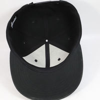 Casquette Snapback à Bord Plat Noire de Haute Qualité avec Logo Brodé 3D – Vente en Gros à Prix Abordable