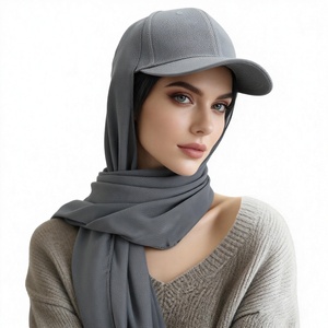 Nueva Gorra de Béisbol para Mujer de PVC de Color Sólido con Visera de Chifón y Diseño de 6 Paneles - Product Image 1