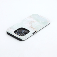 Coque de téléphone 2 en 1 en TPU + PC, Film 3D brillant, Sublimation, étui de revêtement personnalisé pour iPhone 14 Pro 13 Pro Max 12 11 xs xr